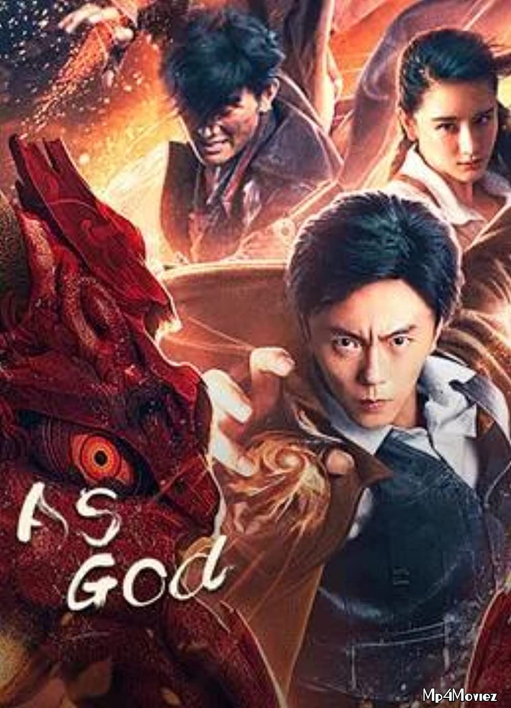 poster of As God (2020) Hindi [Voice Over] Dubbed WeB-DL